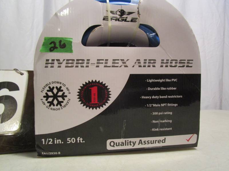 lot 26 image: Eagle 12 x 50 ft Air Hose
