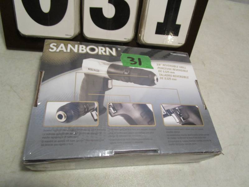 lot 31 image: Sanborn 38 Drive Reversible Drill