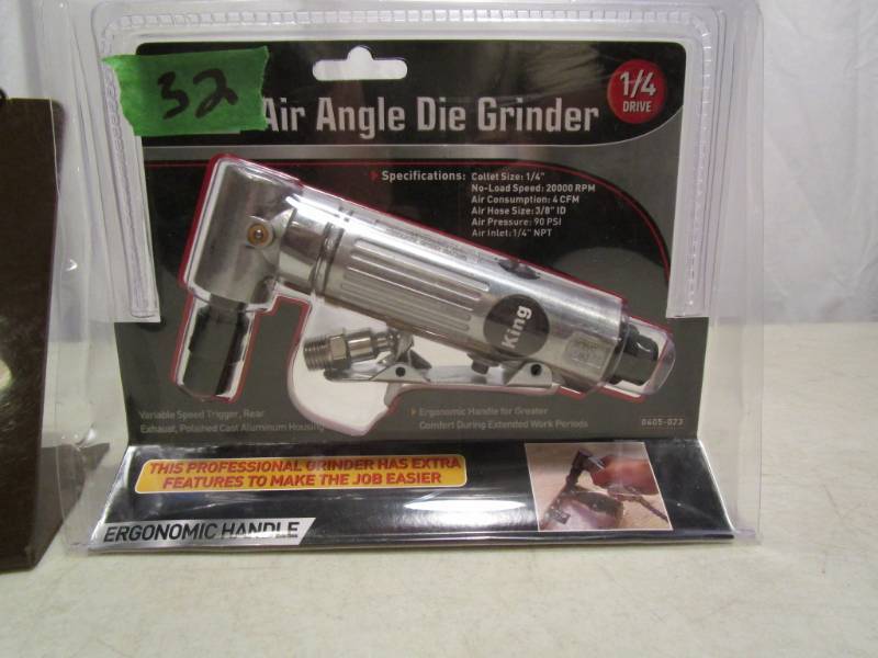 lot 32 image: King Air Angle Die Grinder