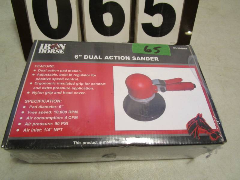 lot 65 image: Iron Horse 6 Dual Action Sander
