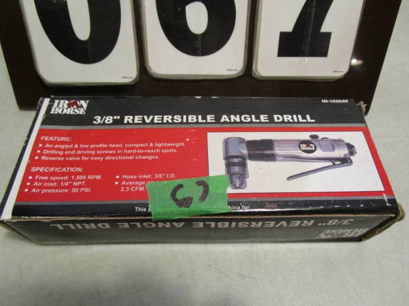 lot 67 image: Iron Horse 38 Reversible Angled Air Drill