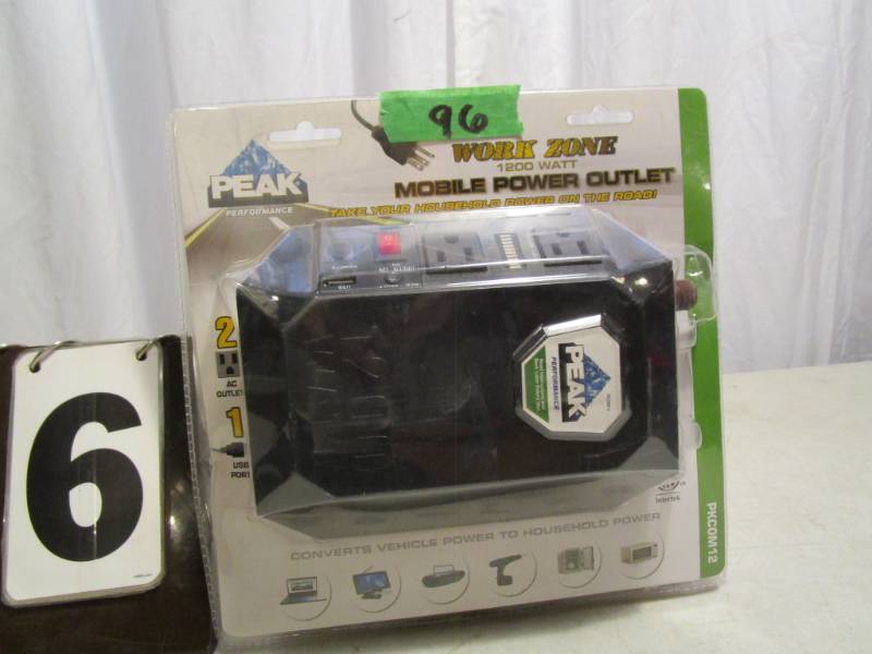 lot 96 image: Peak Work Zone Mobile Power Outlet