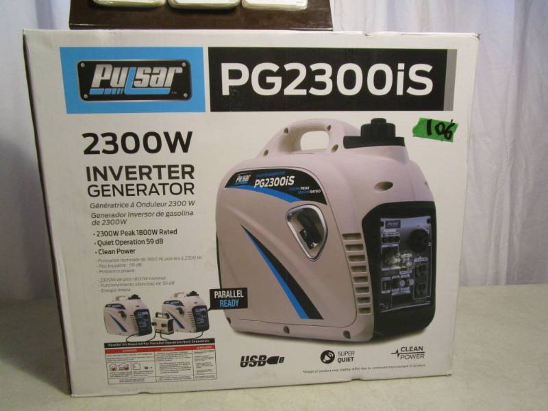 lot 106 image: Pulsar 2300 Watt Inverter Generator