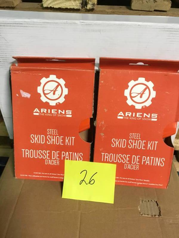 Ariens Steel Skid Shoes for Ariens Snow Blowers (2-Pack) in good condition