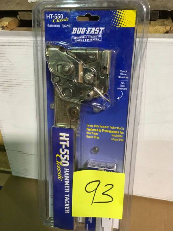 Duo Fast HT-550 12 Crown Classic Hammer Tacker in good condition