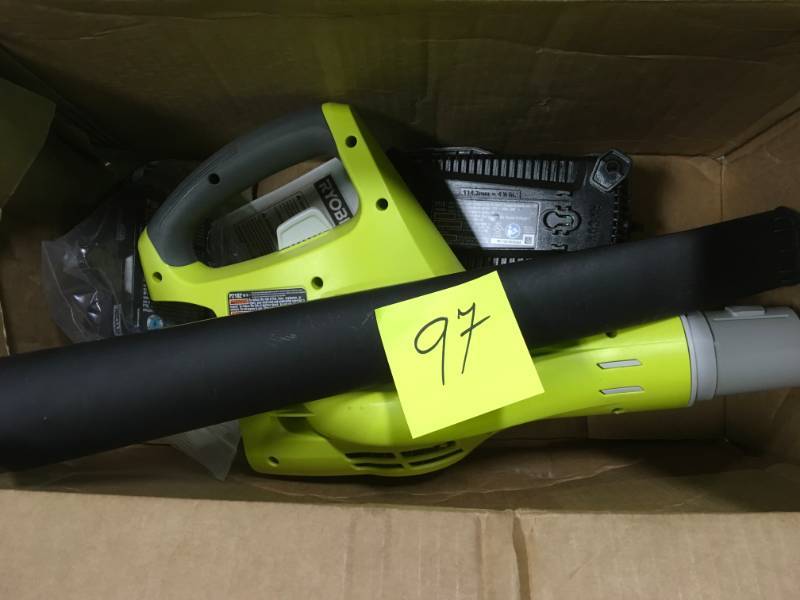 Ryobi ZRP21021 Reconditioned One 120 MPH 120 CFM 18V Cordless Leaf Blower in good condition