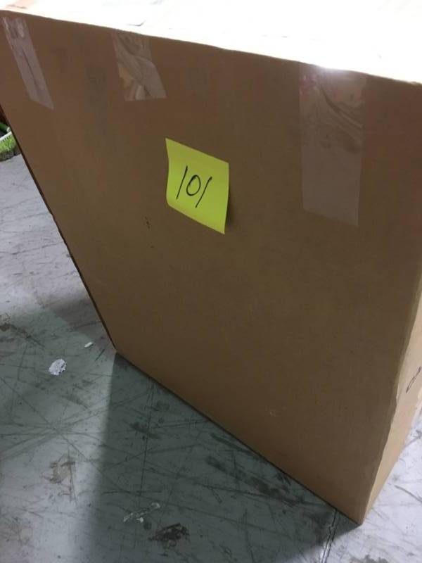IRIS 50 Qt. Split Lid Letter Size File Storage Box in Clear 3 PCS not used