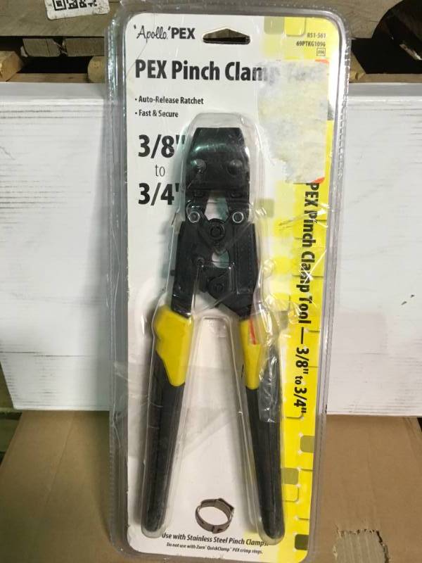 Apollo 38 in., 12 in. and 34 in. PEX Quick-Cinch Clamp Tool in good condition