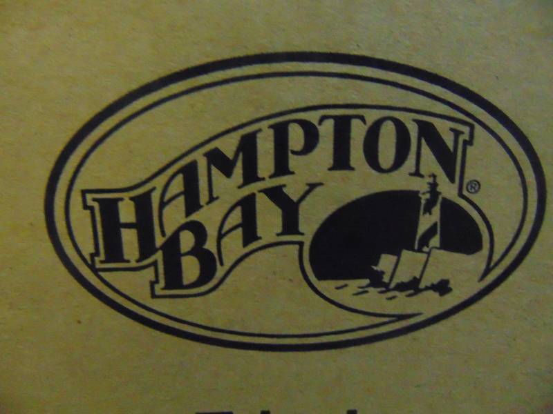 lot 51 image: Hampton Bay Trieste 52 in. Indoor Ceiling Fan with Bowl Light Kit, 3572977
