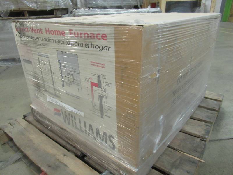 lot 10 image: WILLIAMS COMFORT PRODUCTS 2203822 Gas Wall Furnace,Direct,NG,22000 BtuH - New in Box