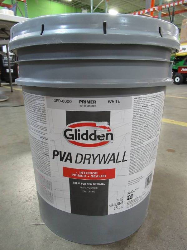 lot 56 image: Glidden  5 gal. PVA Drywall Interior PrimerPVA, GPD-0000-05