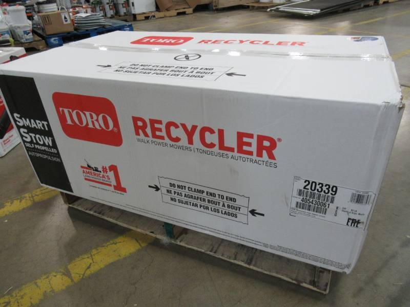 lot 4 image: Toro 22 in. Recycler SmartStow High Wheel Variable Speed Walk Behind Gas Self Propelled Mower, 20339 - Brand New in Box