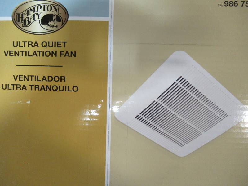 lot 74 image: 2 Hampton Bay 50 CFM Ceiling Bath Fan, TY-50-A(HD) - NEW IN BOX
