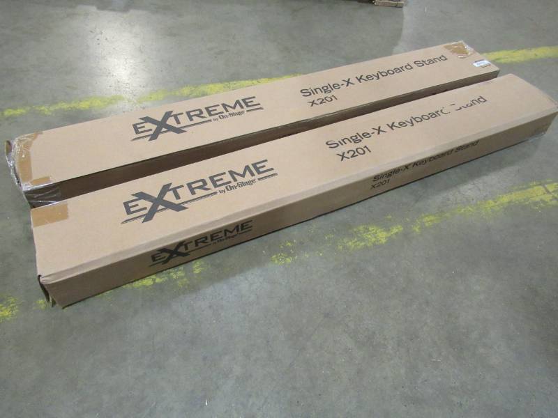 lot 93 image: 2 Extreme by On Stage Single-X Keyboard Music Stands X201 - NEW IN BOX