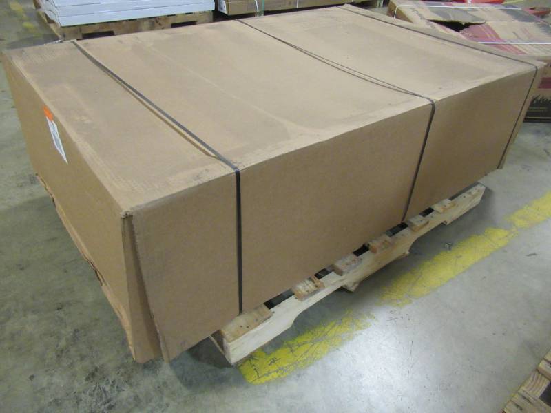 lot 116 image: Precision 17 cu. ft. Steel Trailing Dump Cart, LC1700B - NEW IN BOX