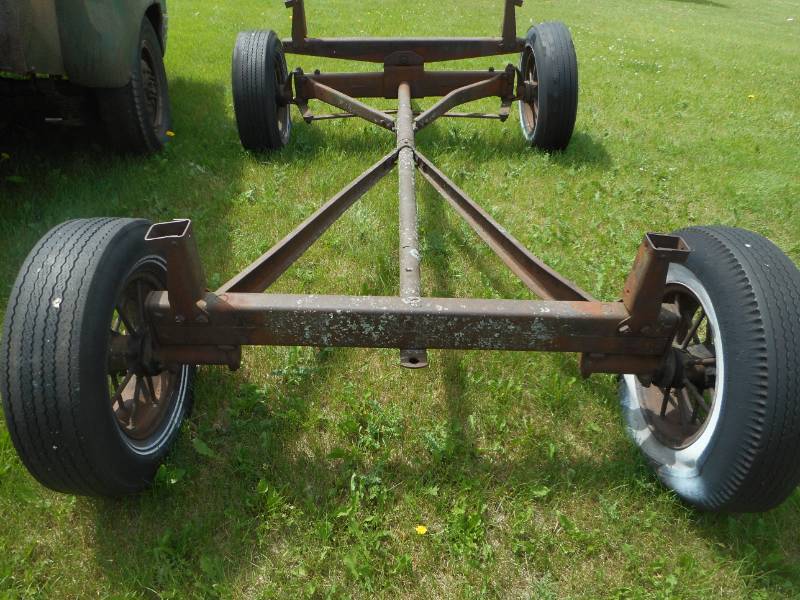 Vintage Spoke WheelsTrailer