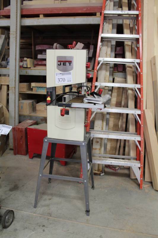 lot 370 image: 2009 Jet 10in. Band Saw with Stand, Operating Instructions