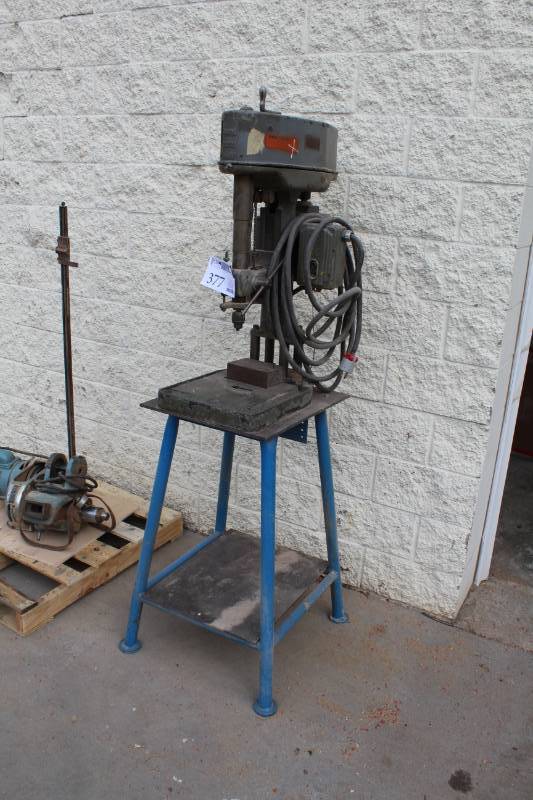 lot 377 image: Fosdick 13in. Superspeed Sensitive Drill Press with Stand