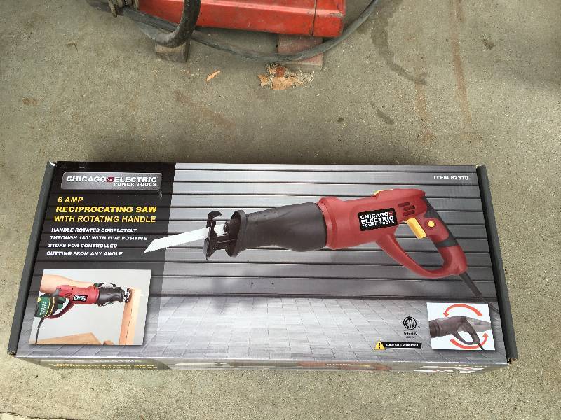 Chicago Electric 6 Amp Reciprocating Saw