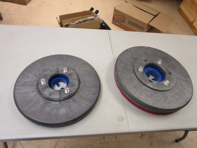 lot 328 image: TWO BUFFING MACHINE REPLACEMENT PAD HOLDERS