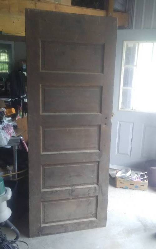 lot 21 image: Vintage Wood Door 30x78