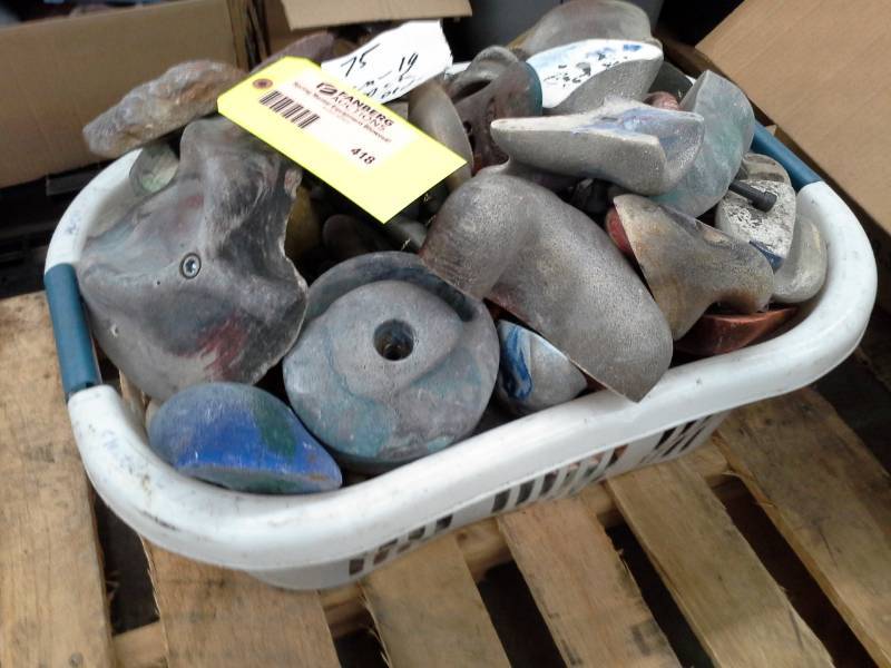 Lot of (75) Small-Large Rock Climbing Holds