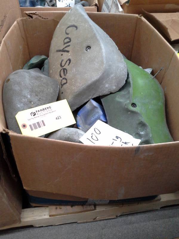 Lot of (100) Small-Large Rock Climbing Holds