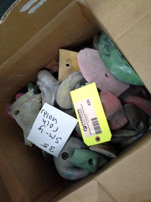 Lot of (35) Small-Large Rock Climbing Holds