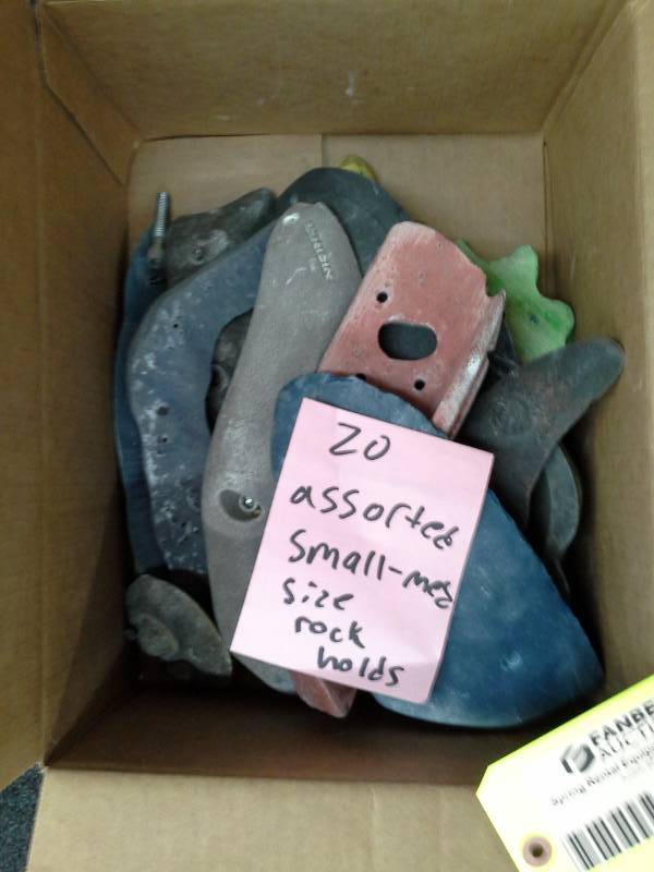 Lot of (20) Small-Medium Rock Climbing Holds