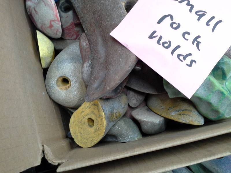 Lot of (85) Small Rock Climbing Holds