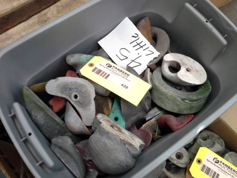 Lot of (45) Small Rock Climbing Holds