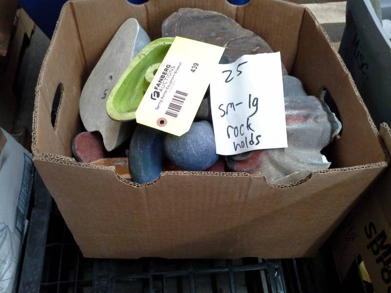 Lot of (25) Small-Large Rock Climbing Holds