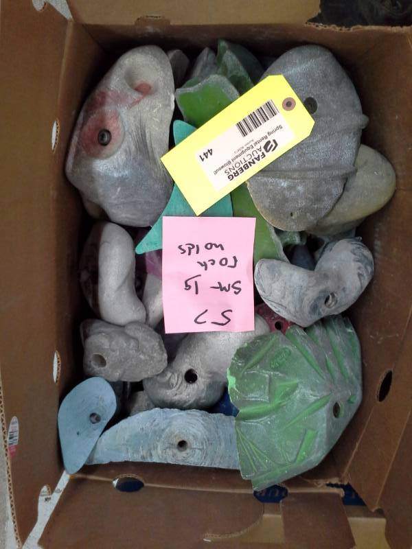 Lot of (57) Small-Large Rock Climbing Holds