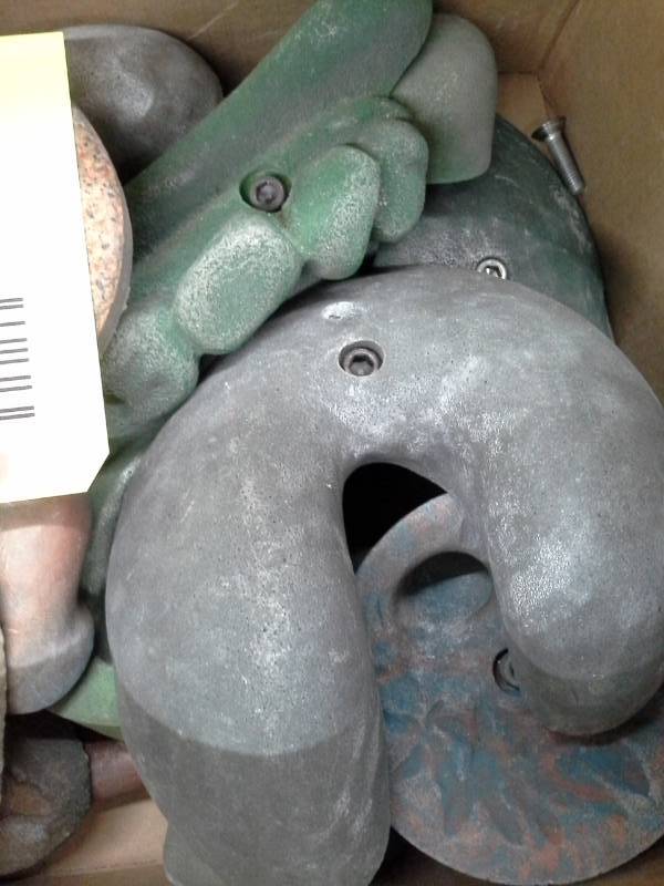Lot of (30) Small-Large Rock Climbing Holds