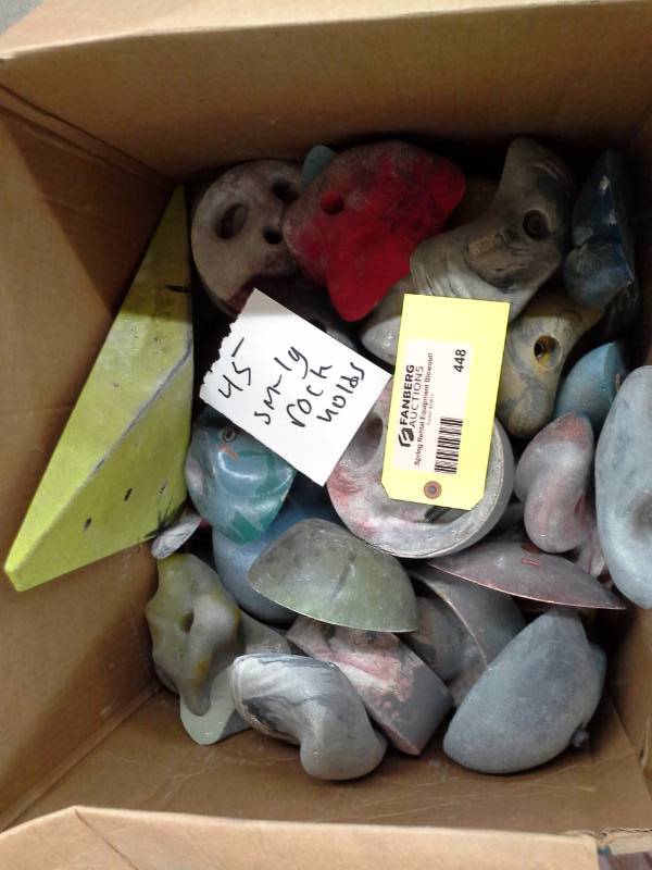 Lot of (45) Small-Large Rock Climbing Holds