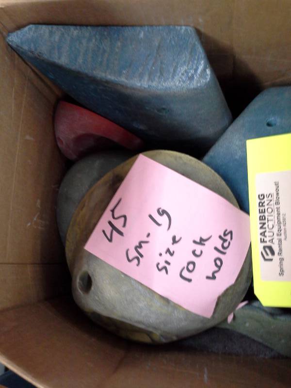 Lot of (45) Small-Large Rock Climbing Holds
