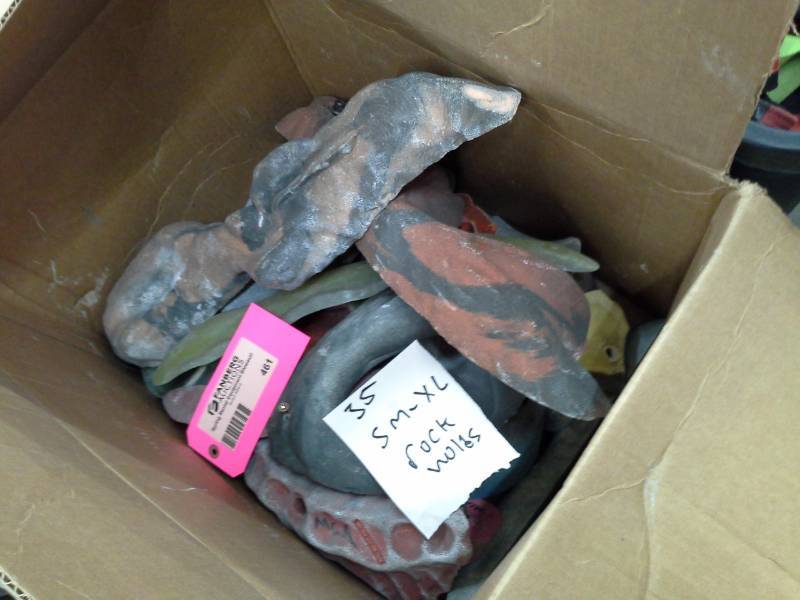 Lot of (35) Small-Extra Large Rock Climbing Holds