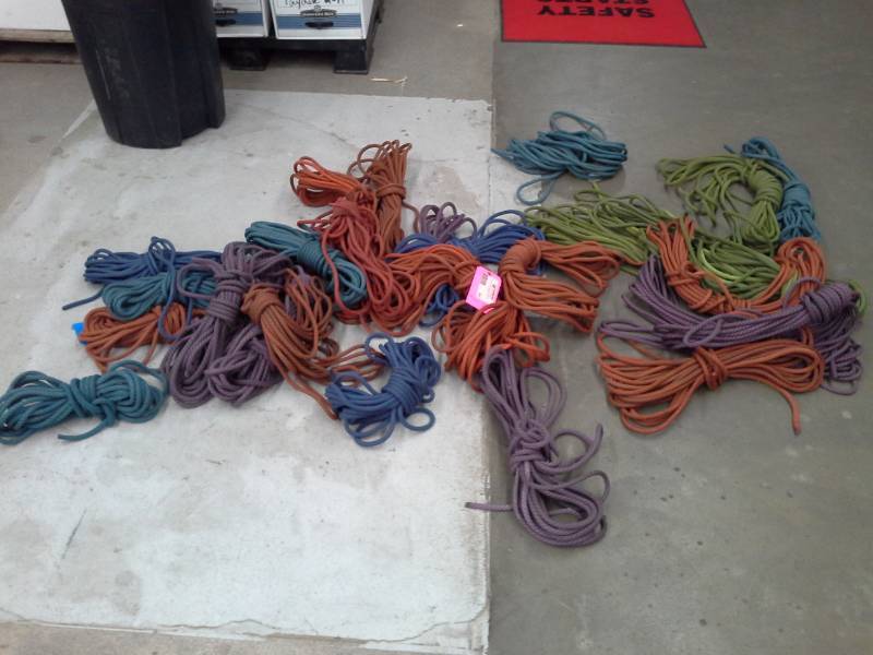 Lot of (Approximately 30) Rock Climbing Ropes