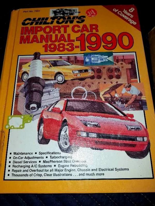 lot 19 image: Chiltons Import Car Manuals