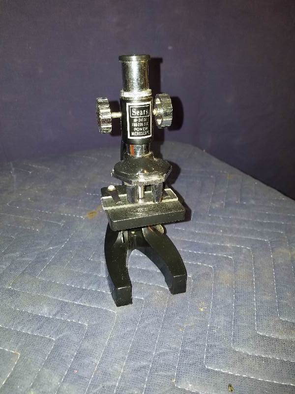 lot 26 image: Sears Microscope Set