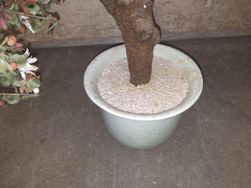 lot 47 image: Asian Glass Bonsai Plant
