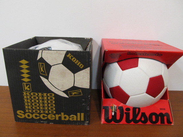 lot 45 image: Pair of NOS vintage Soccer Balls
