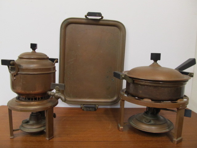 lot 75 image: Antique Copper MANNING BOWMAN Coffee Service Set