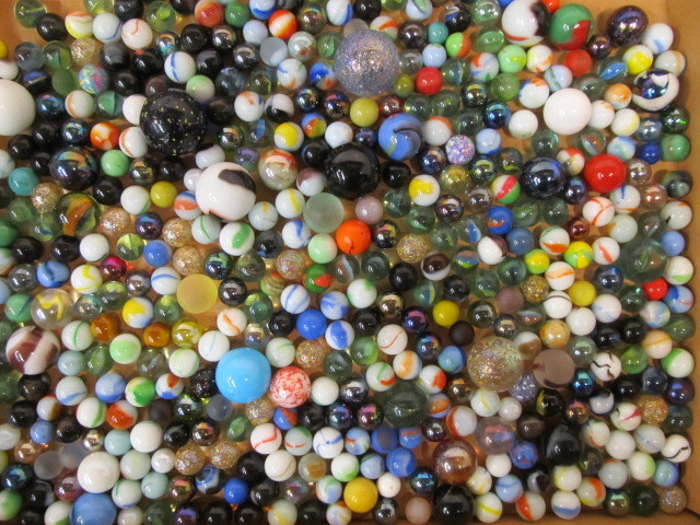 lot 149 image: Jar Full of Vintage Marbles