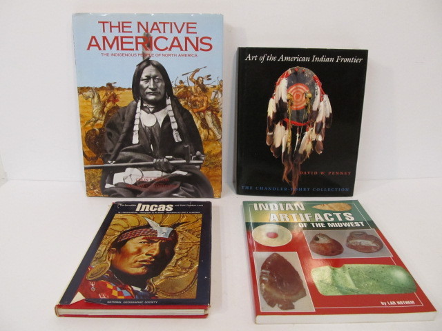 lot 168 image: Group of 4 Native American Themed Coffee Table Books