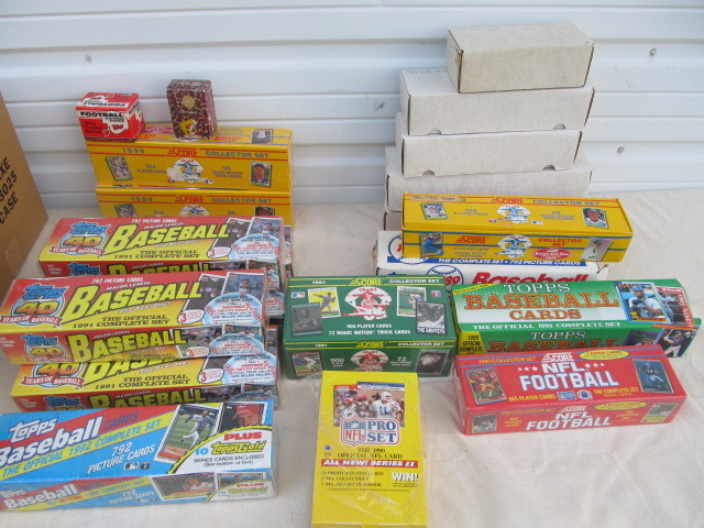 lot 117 image: Large Lot of FACTORY SEALED Unopened Sports Cards