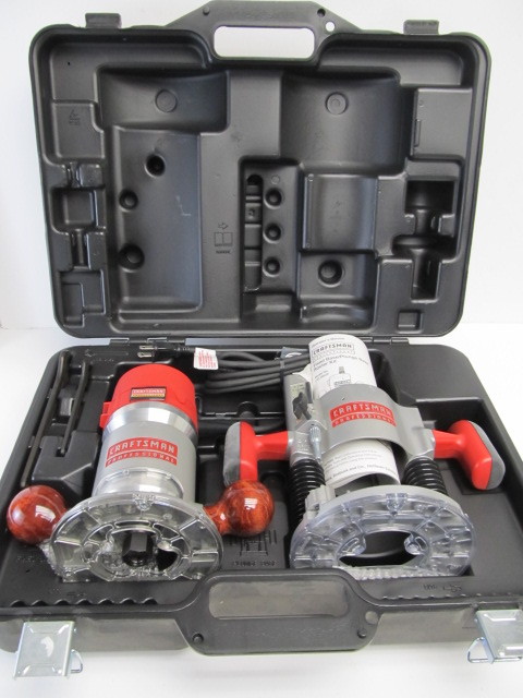 lot 136 image: New In Case CRAFTSMAN Professional Plunge Router 