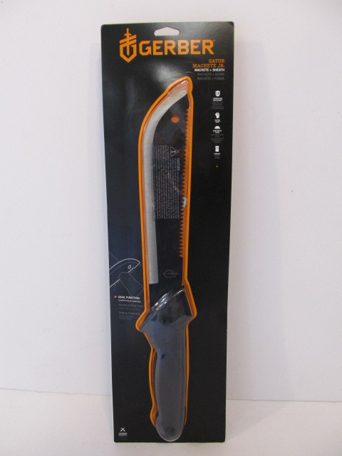 lot 201 image: Brand New Gerber Gator Machete Knife