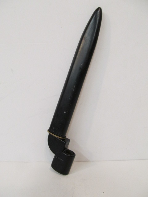 lot 206 image: Vintage Rifle Bayonet wScabbard