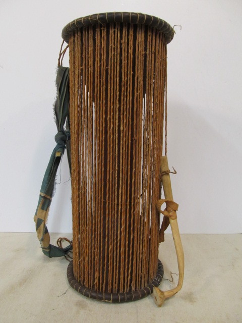lot 240 image: Vintage African Talking Drum